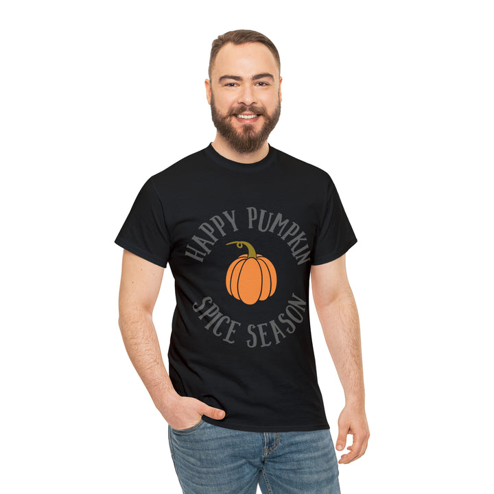 Happy Pumpkin=Unisex Heavy Cotton Tee