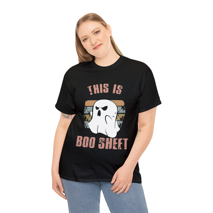 This is Boo Sheet-Unisex Heavy Cotton Tee