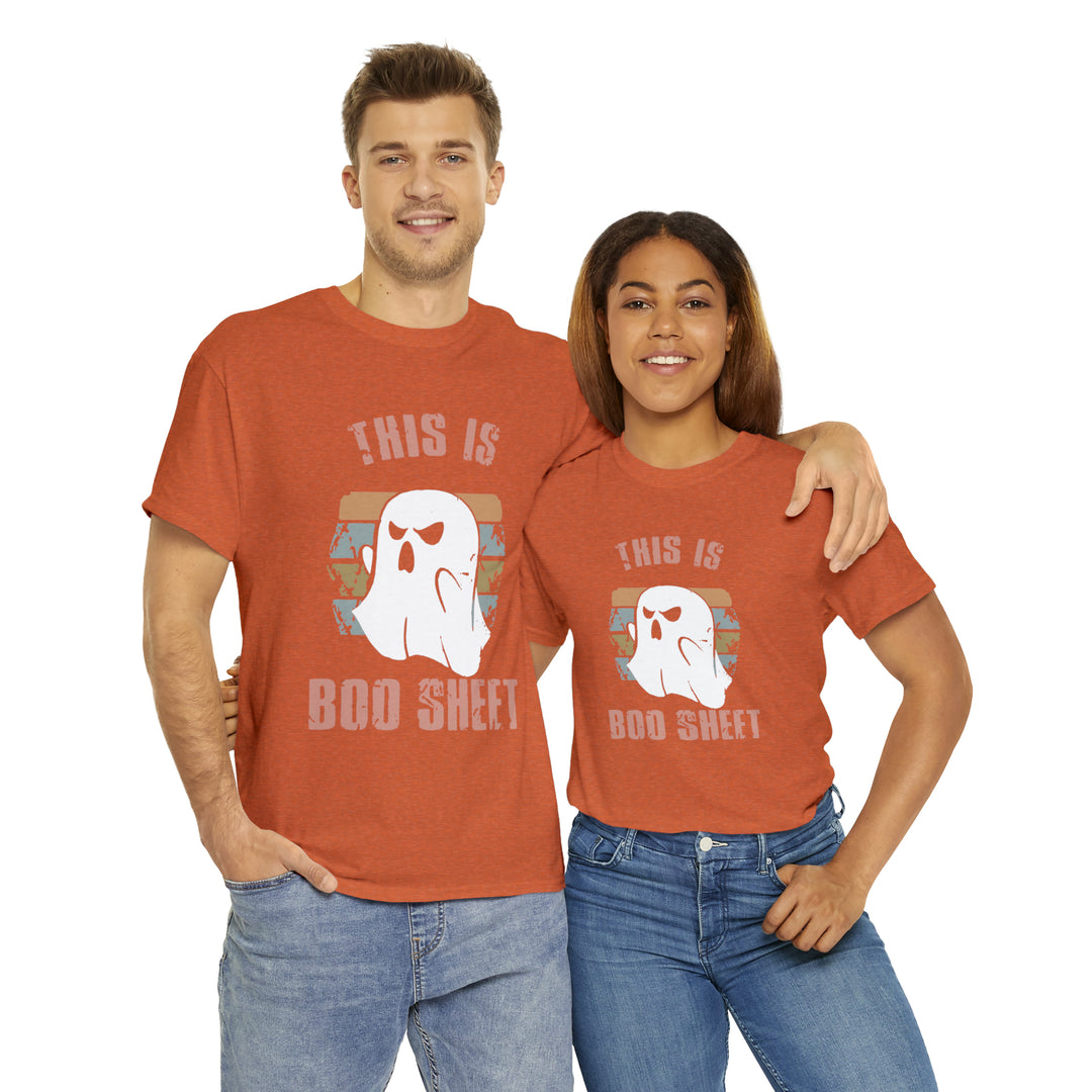 This is Boo Sheet-Unisex Heavy Cotton Tee