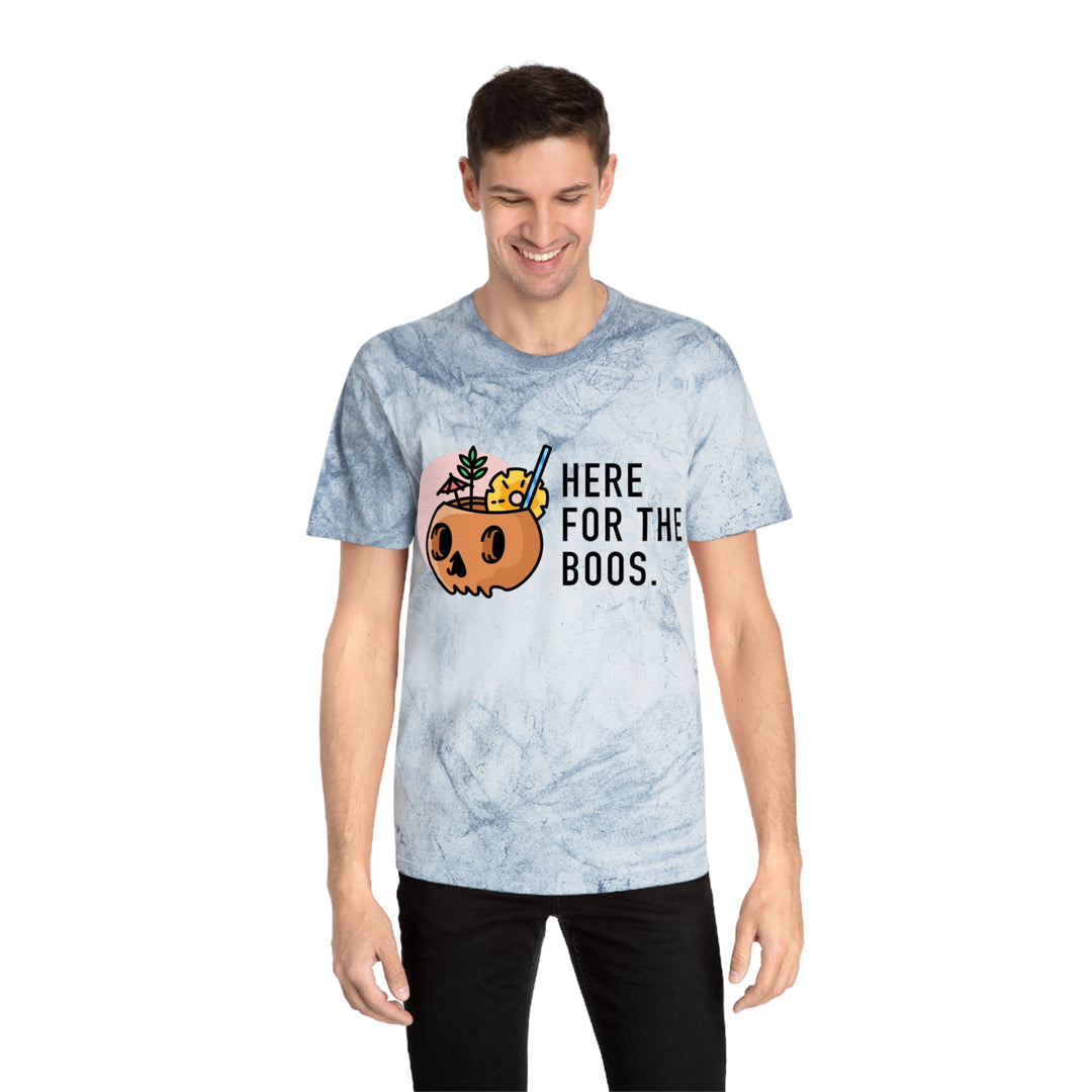 HERE FOR THE BOOS-Unisex Color Blast T-Shirt