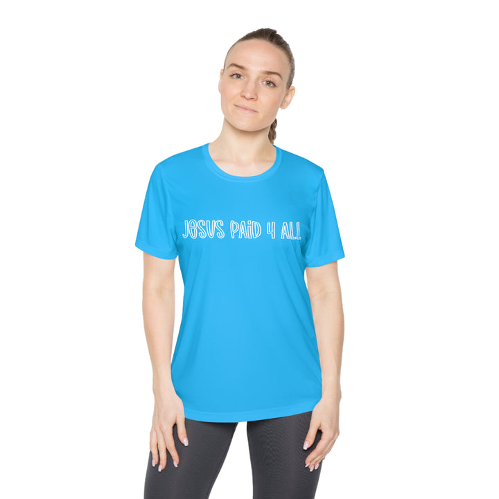 Jesus Paid 4 It All=Ladies Competitor Tee