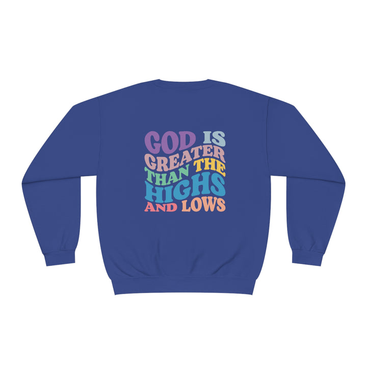 God is Greater Unisex NuBlend® Crewneck Sweatshirt