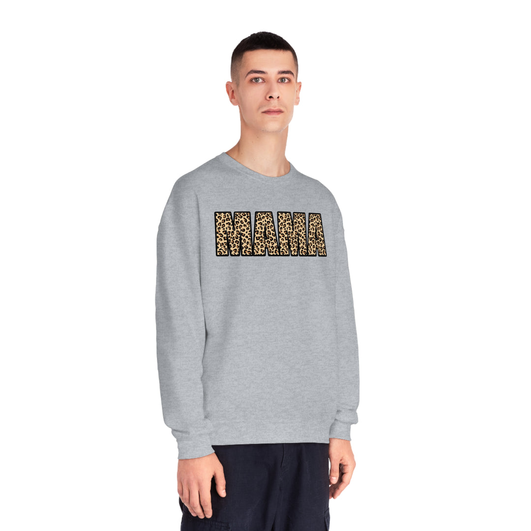 leopard MAMA Unisex NuBlend® Crewneck Sweatshirt