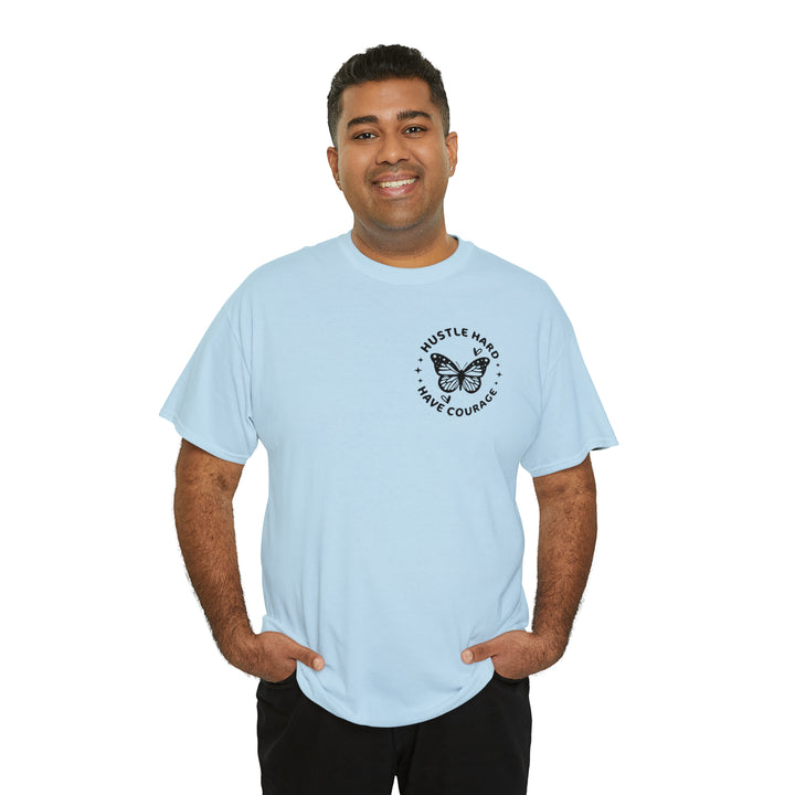 Hustle Hard-Unisex Heavy Cotton Tee