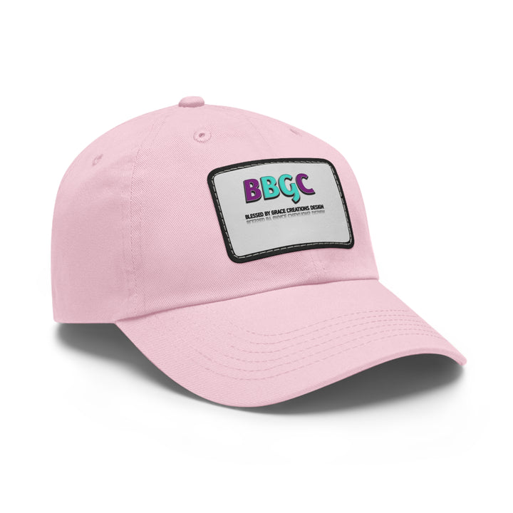BBGC=Dad Hat with Leather Patch (Rectangle)