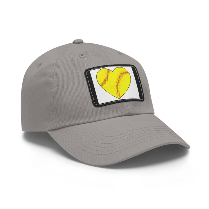Dad Hat with Leather Patch (Rectangle)