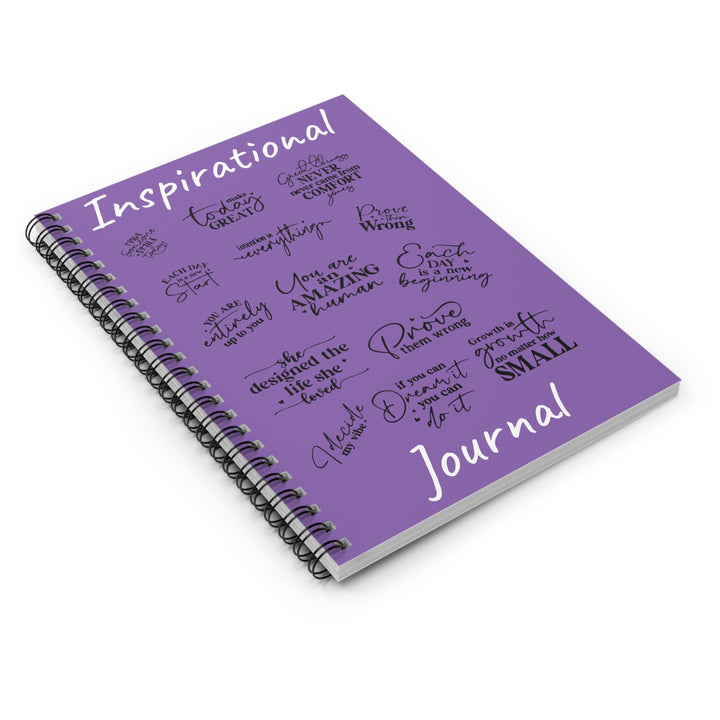 Inspirational Journal-Spiral Notebook - Ruled Line