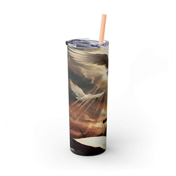 Skinny Tumbler with Straw, 20oz