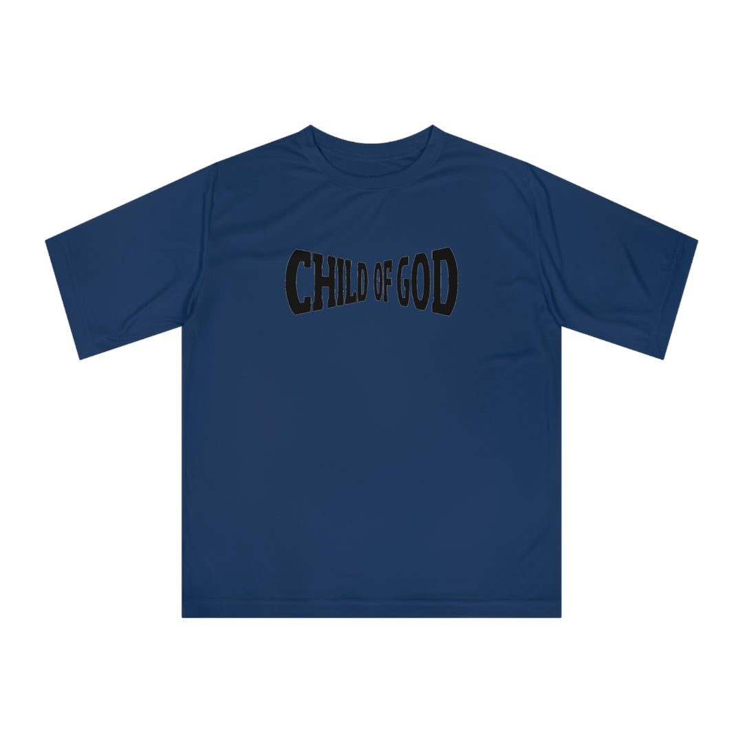 Child Of God/Salvation=Unisex Zone Performance T-shirt