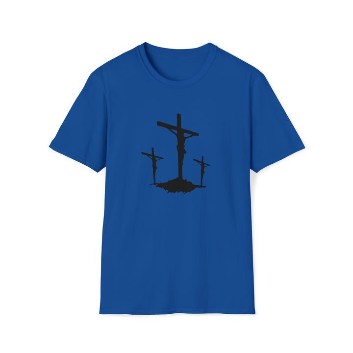 3 Wooden Cross Unisex Softstyle T-Shirt