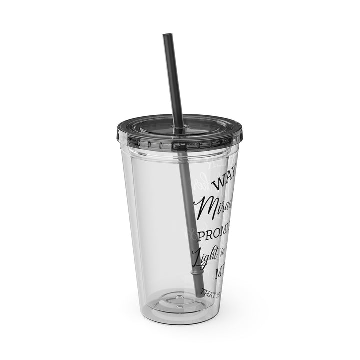 Way Maker=Sunsplash Tumbler with Straw, 16oz