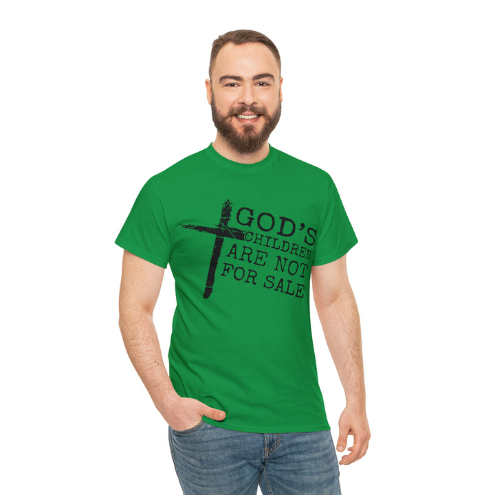 Gods children are not for sale-Unisex Heavy Cotton Tee