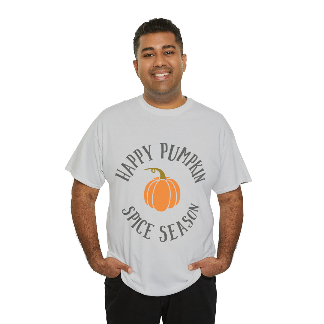Happy Pumpkin=Unisex Heavy Cotton Tee
