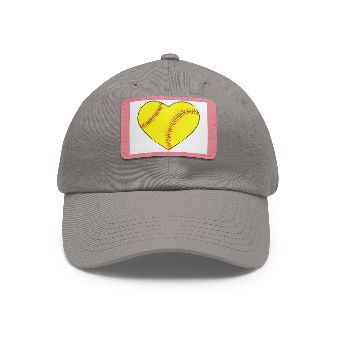 Dad Hat with Leather Patch (Rectangle)