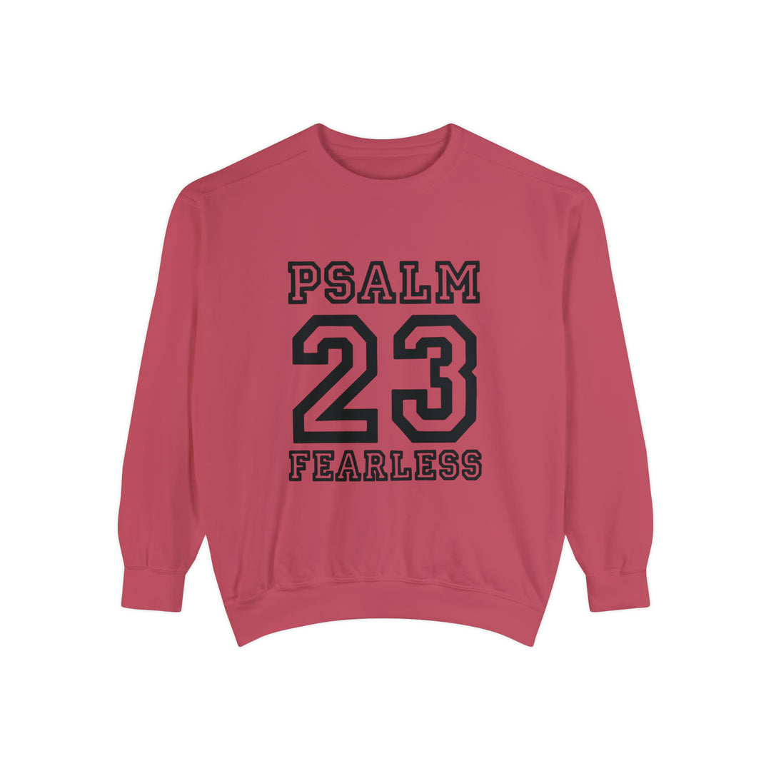 Psalm 23 Unisex Garment-Dyed Sweatshirt