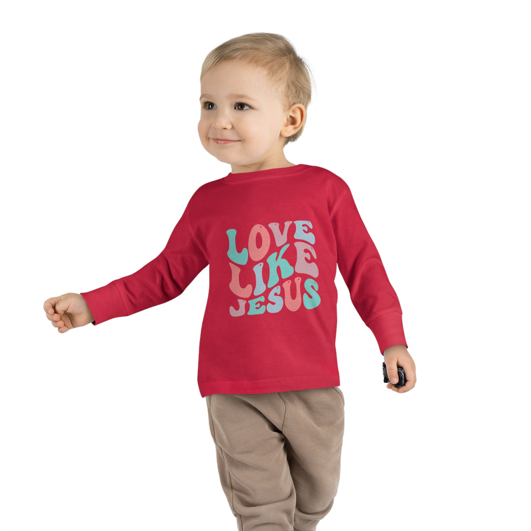 Love Like Jesus Toddler Long Sleeve Tee