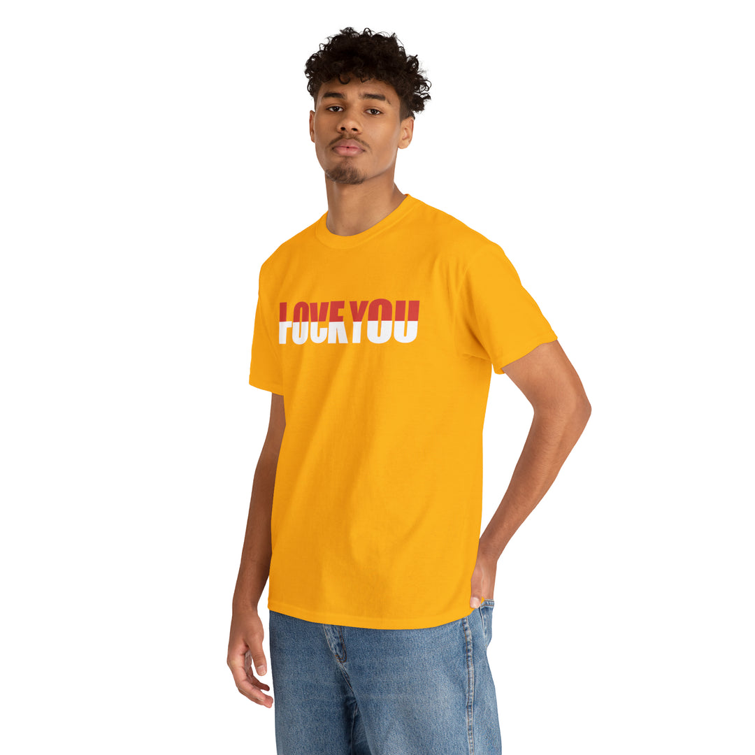 LOVE YOU-F YOU-Unisex Heavy Cotton Tee