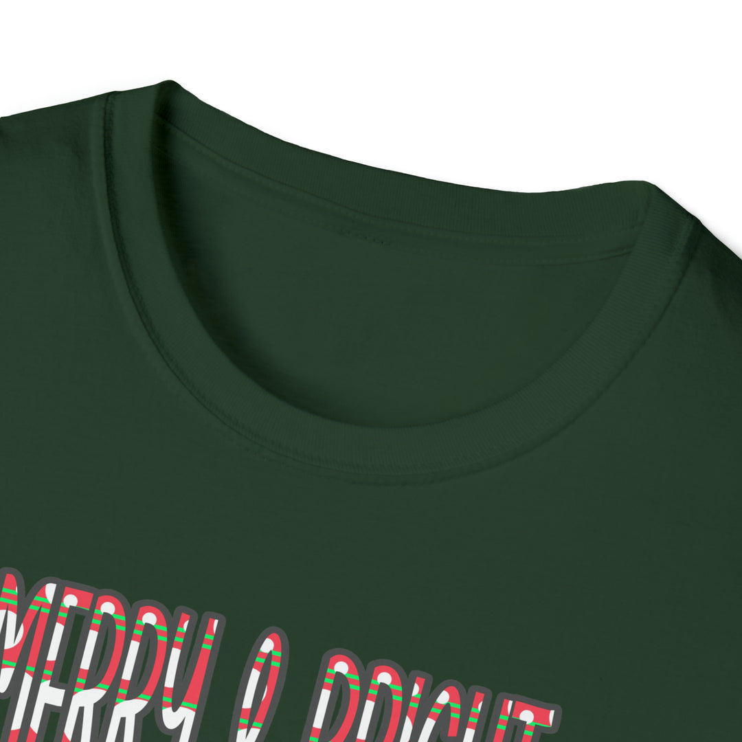 Merry & Bright Unisex Softstyle T-Shirt