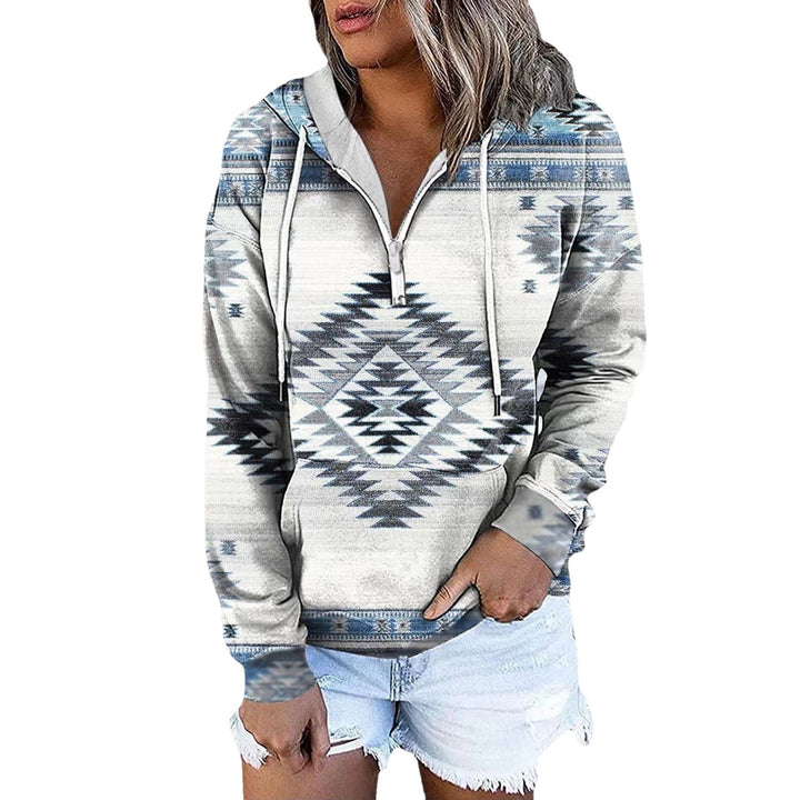 Female Ethnic Tribal Hoodie Coat