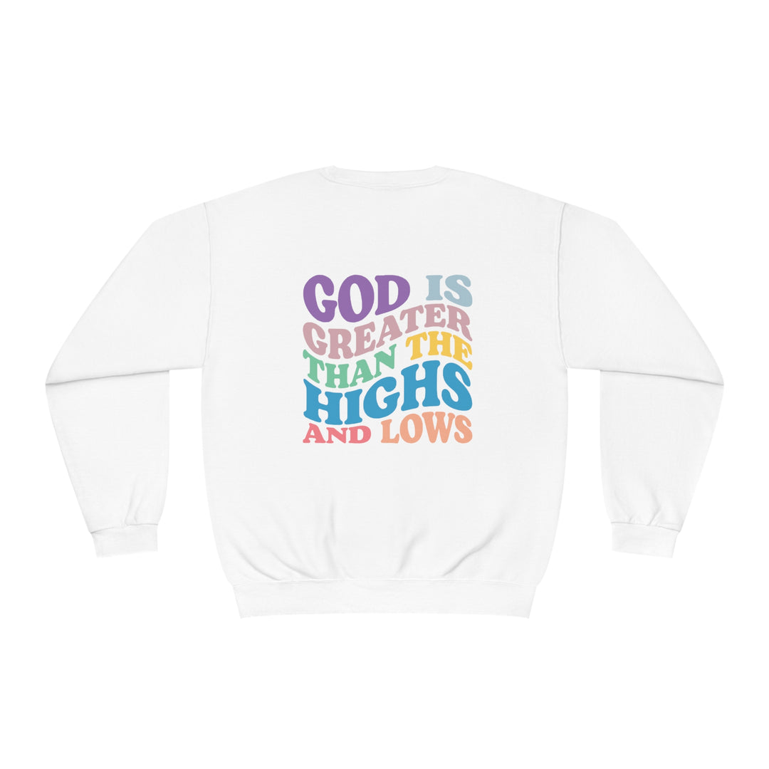 God is Greater Unisex NuBlend® Crewneck Sweatshirt
