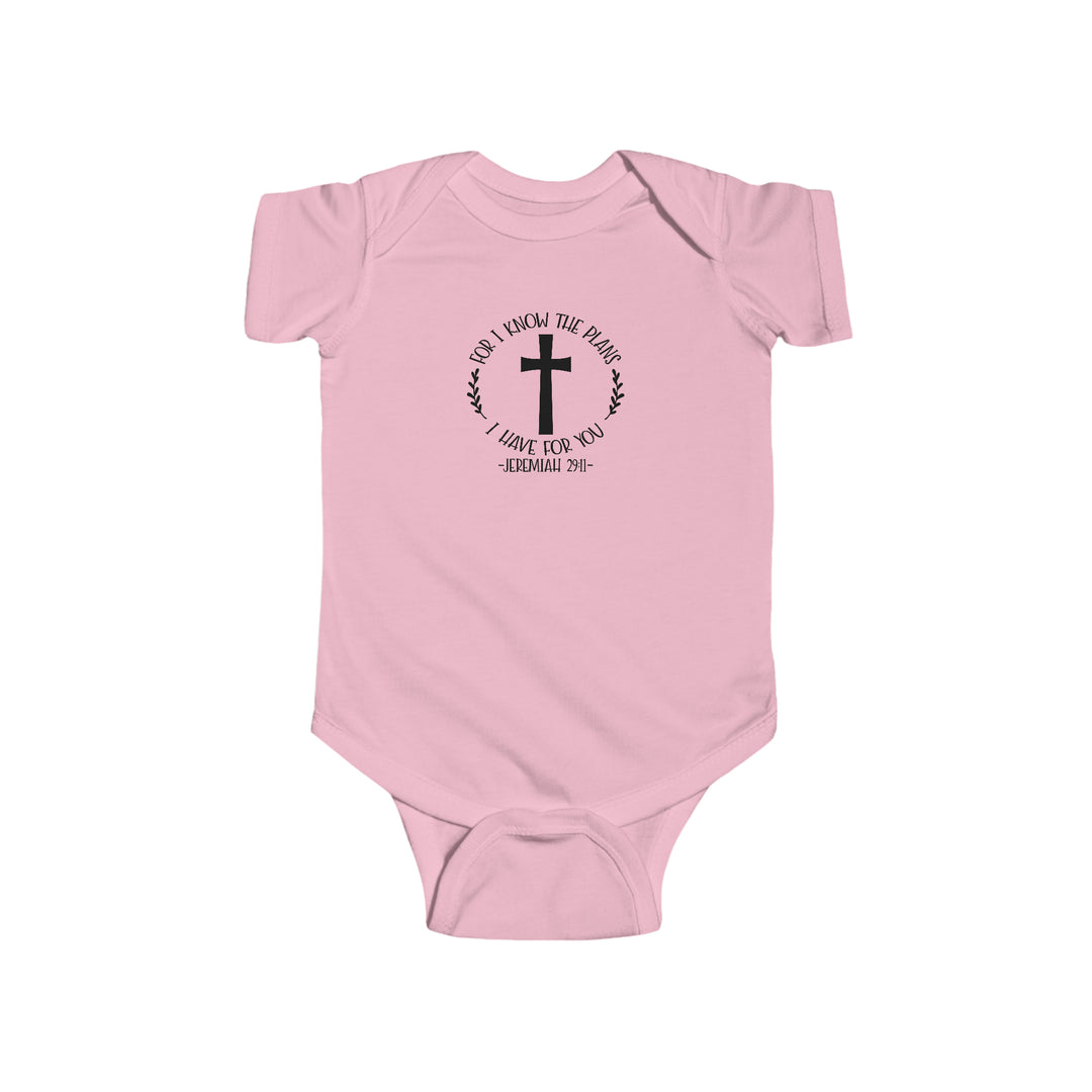 I know the plans i have for you-Infant Fine Jersey Bodysuit