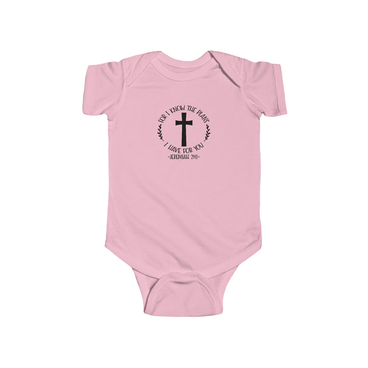 I know the plans i have for you-Infant Fine Jersey Bodysuit
