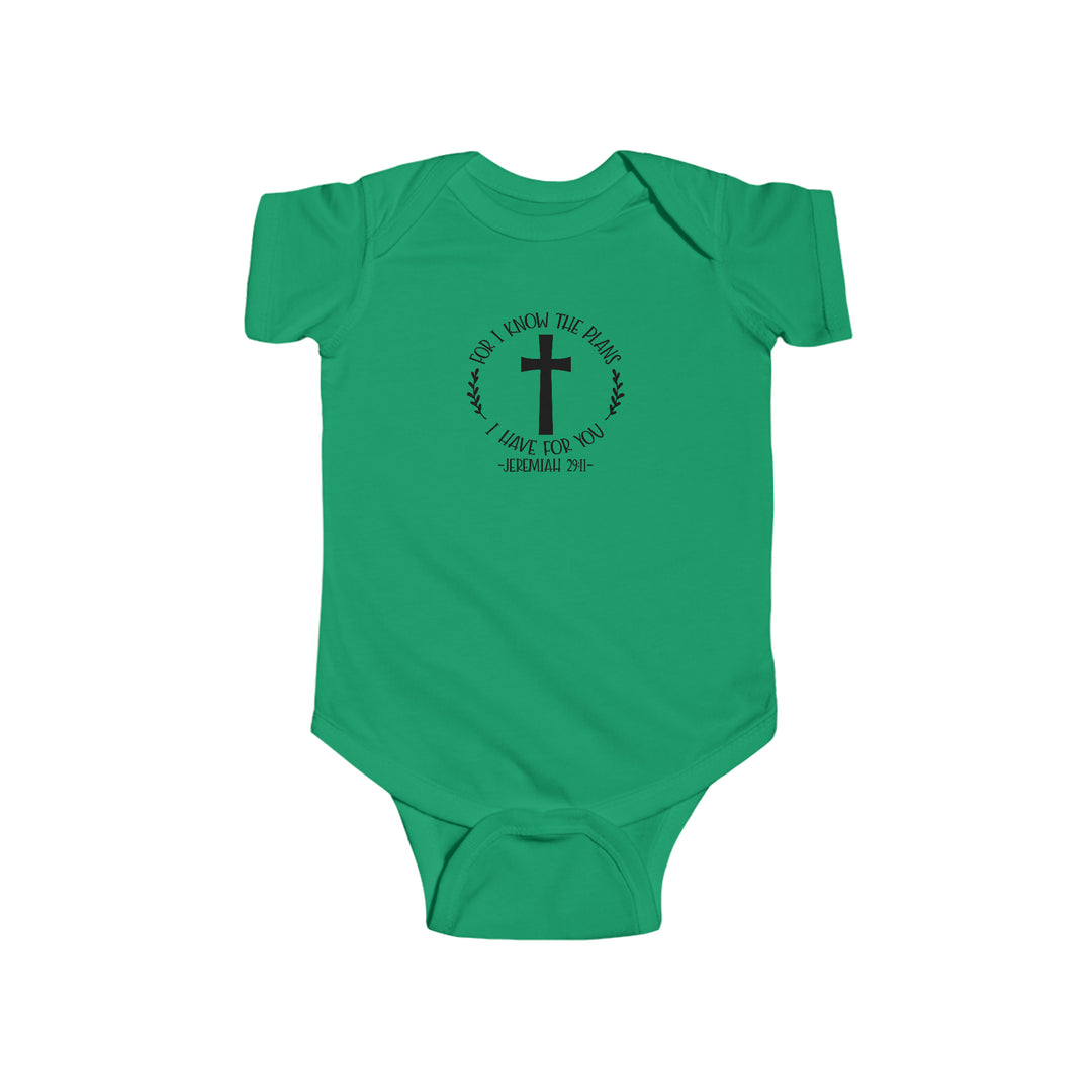 I know the plans i have for you-Infant Fine Jersey Bodysuit