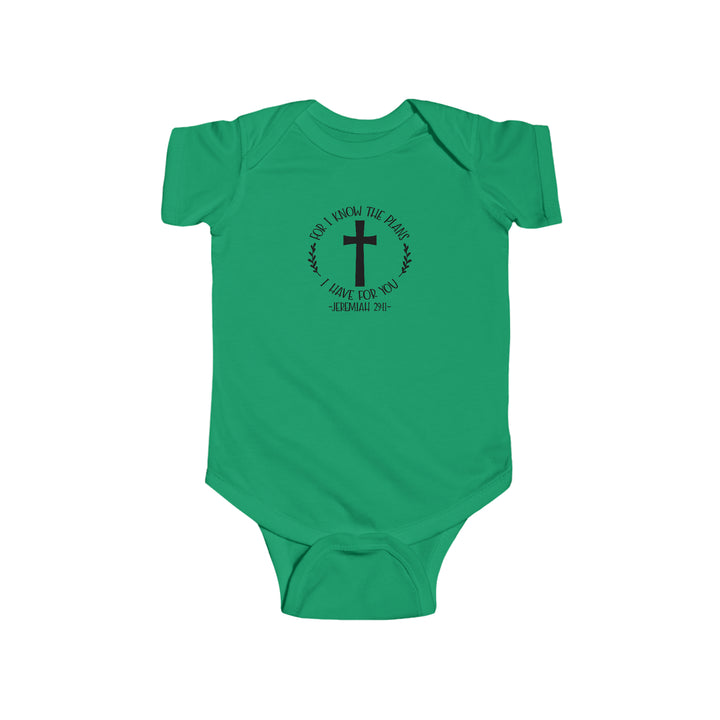 I know the plans i have for you-Infant Fine Jersey Bodysuit