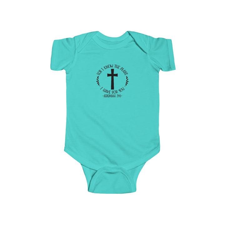 I know the plans i have for you-Infant Fine Jersey Bodysuit