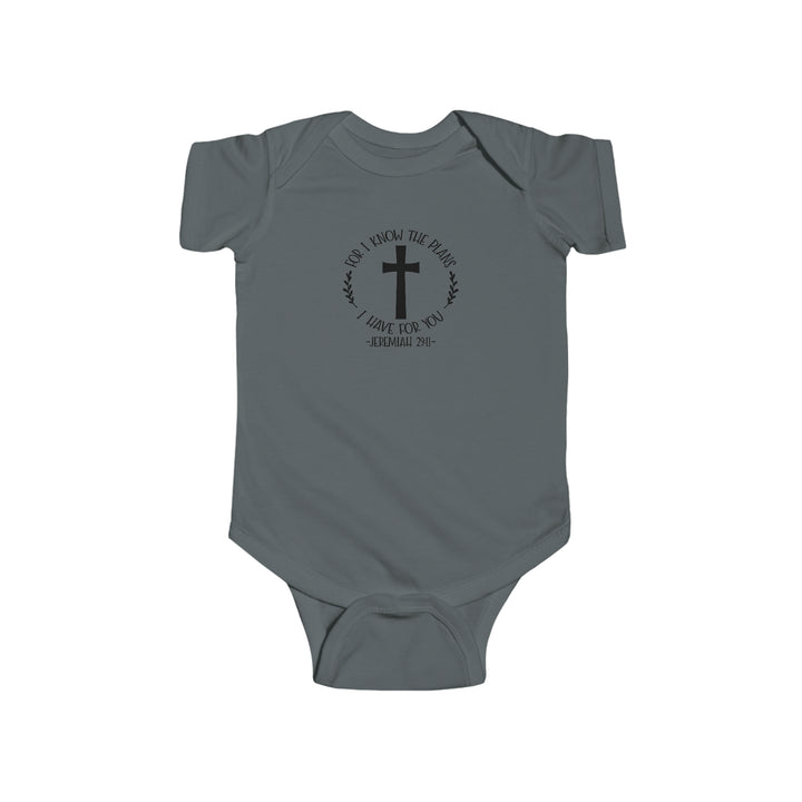 I know the plans i have for you-Infant Fine Jersey Bodysuit