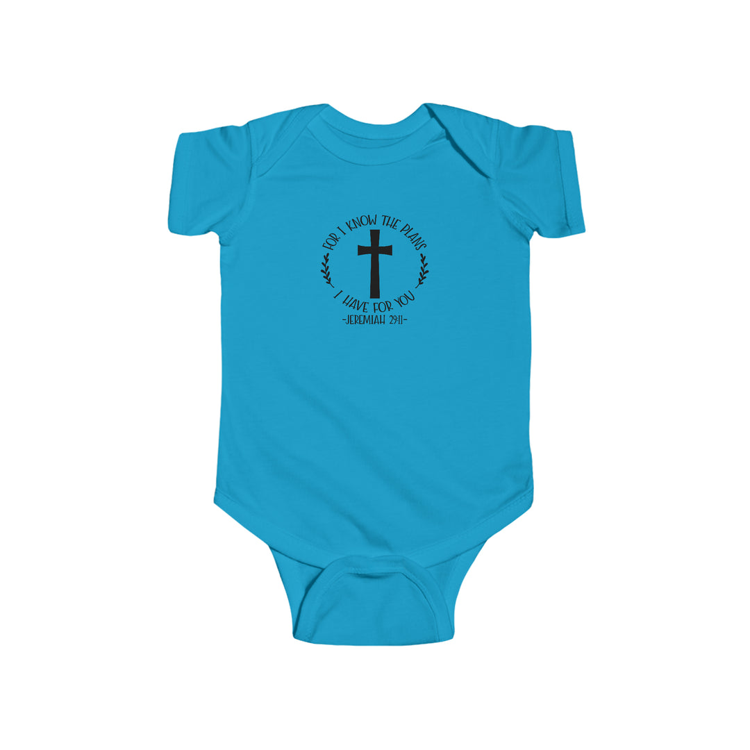 I know the plans i have for you-Infant Fine Jersey Bodysuit