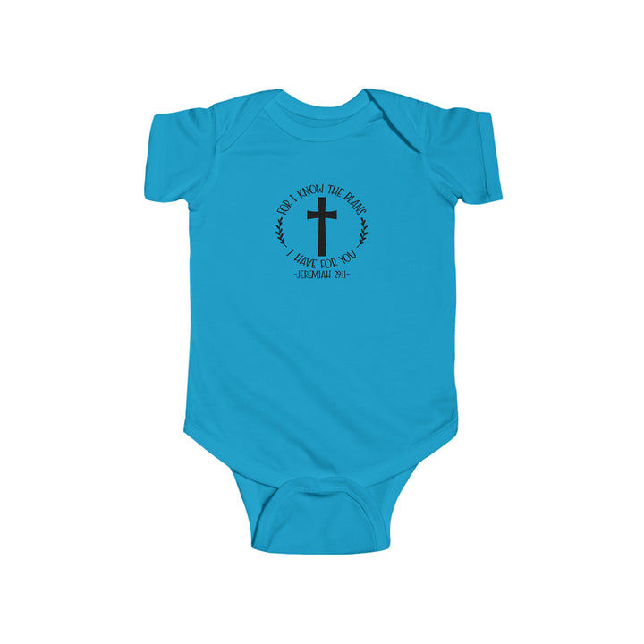 I know the plans i have for you-Infant Fine Jersey Bodysuit
