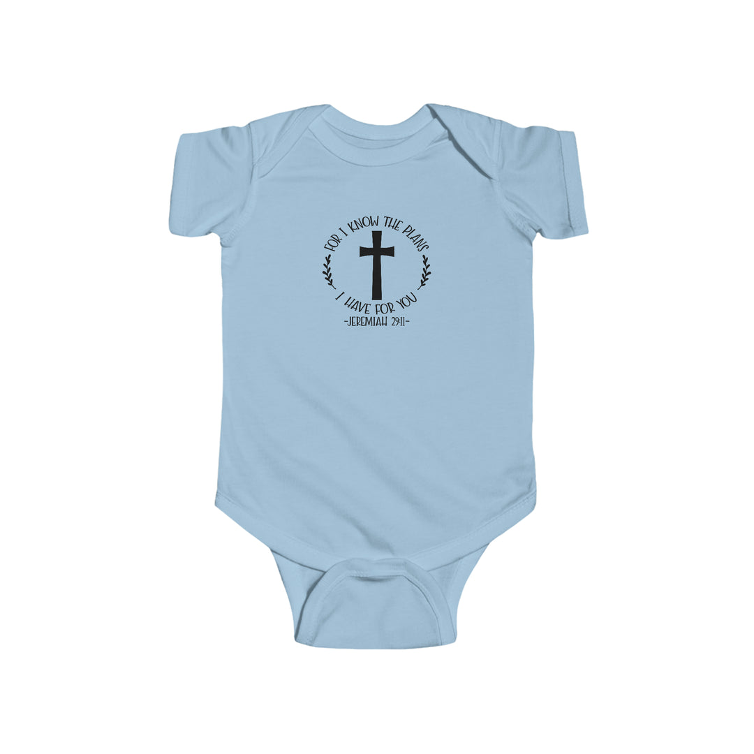 I know the plans i have for you-Infant Fine Jersey Bodysuit