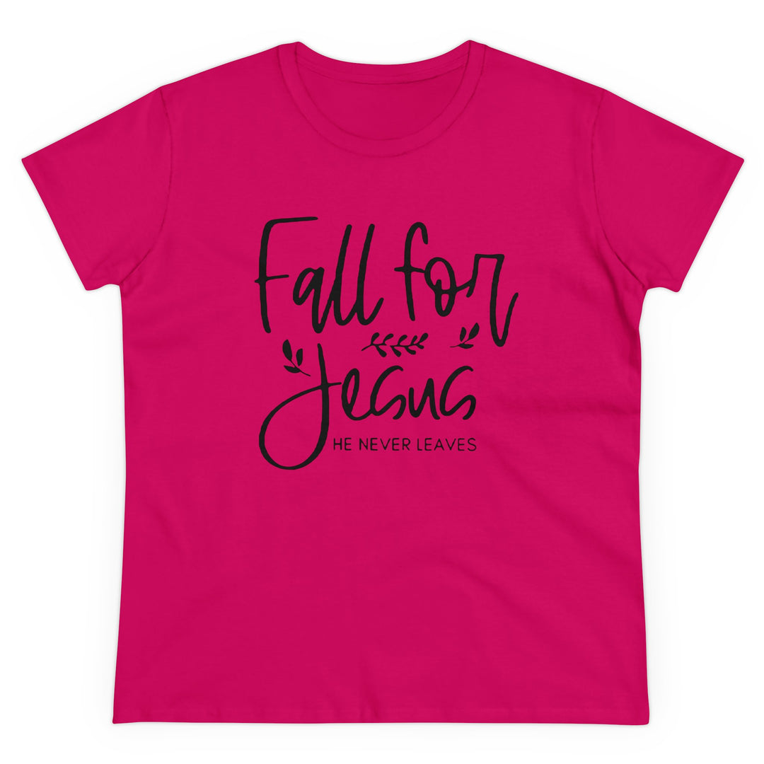Fall For Jesus Women's Midweight Cotton Tee