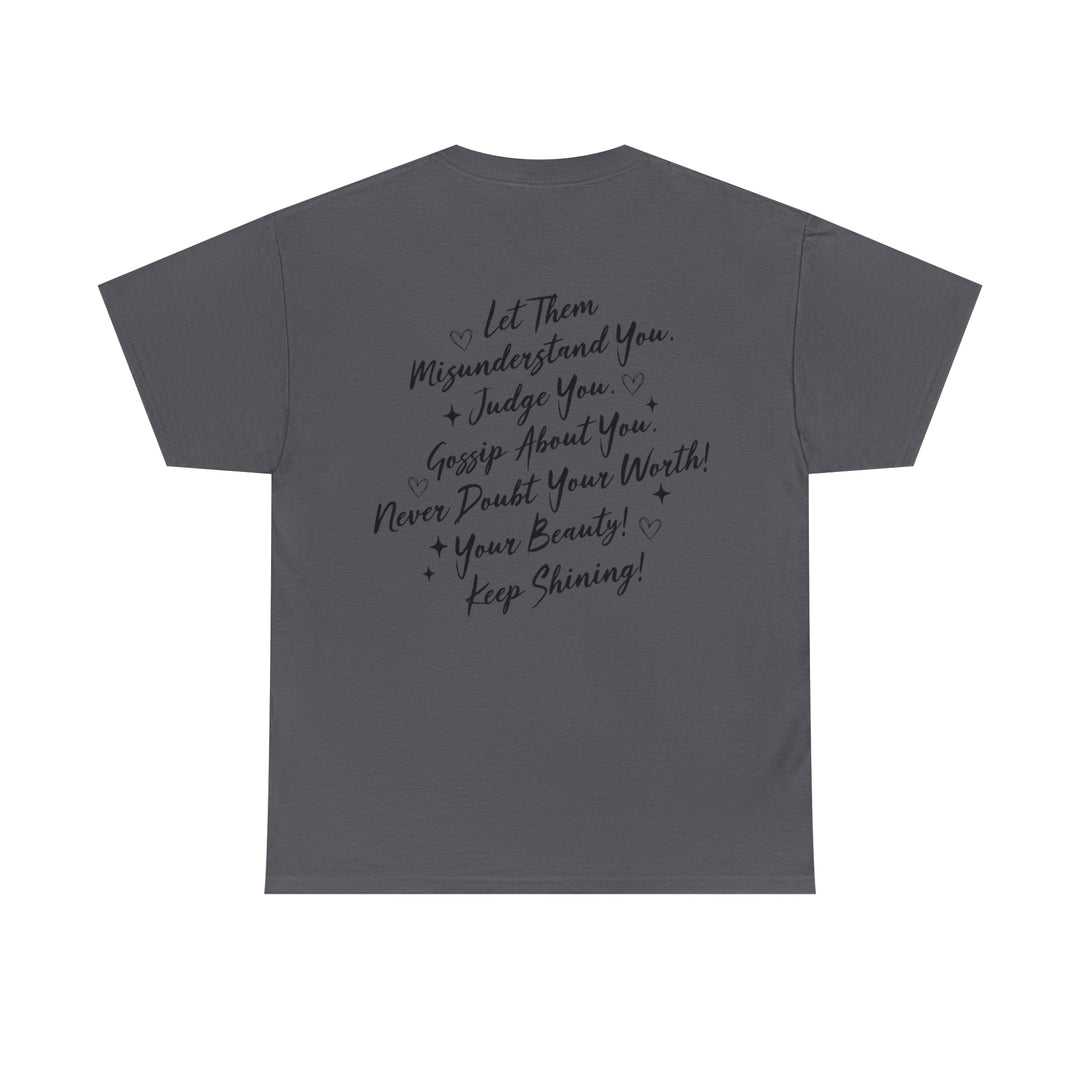 LET THEM-Unisex Heavy Cotton Tee