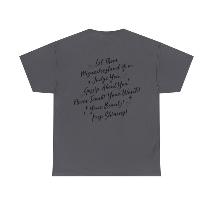 LET THEM-Unisex Heavy Cotton Tee