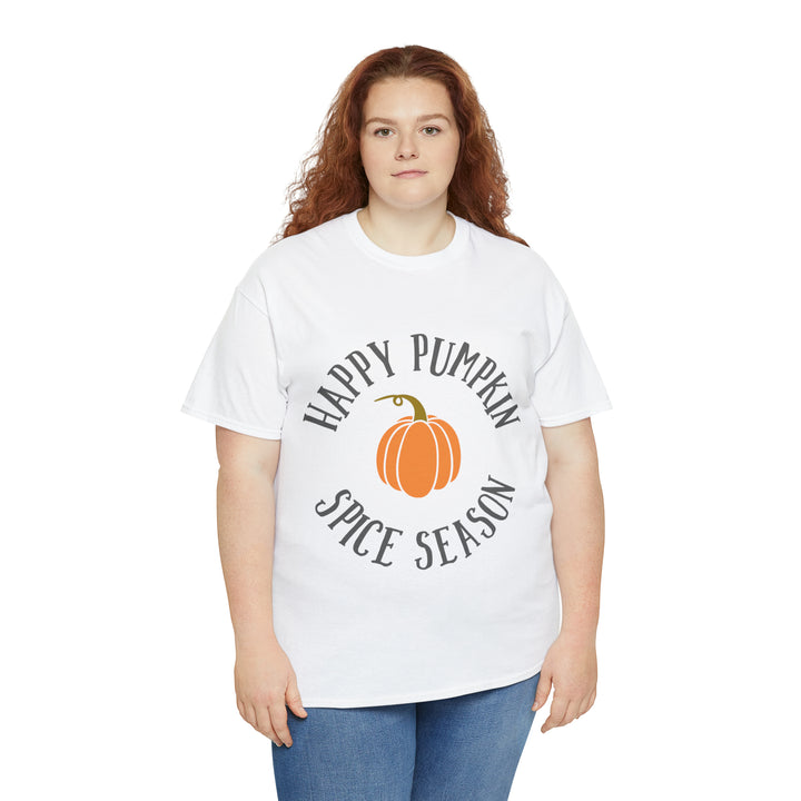 Happy Pumpkin=Unisex Heavy Cotton Tee