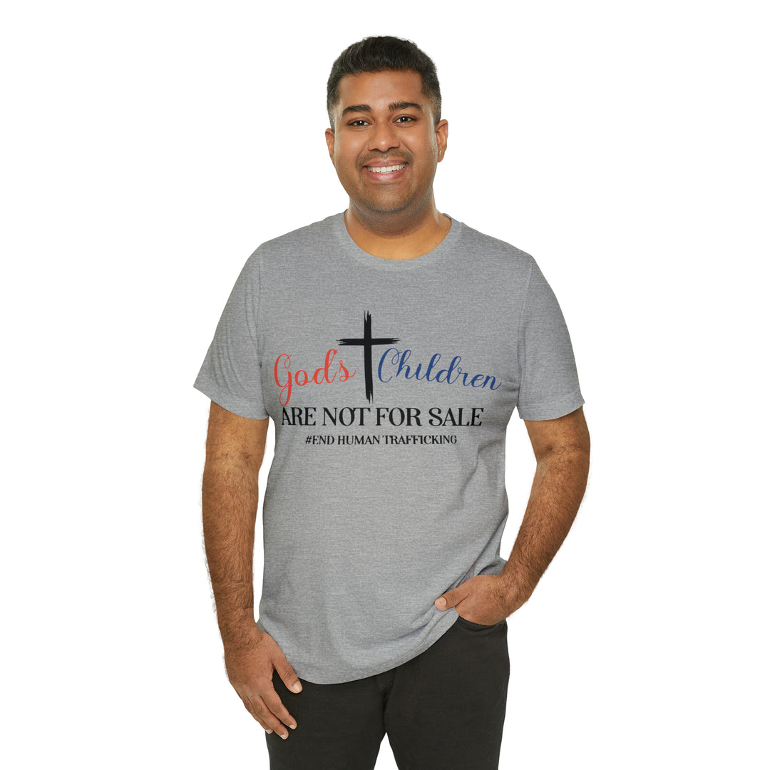 End Human trafficking-Unisex Jersey Short Sleeve Tee
