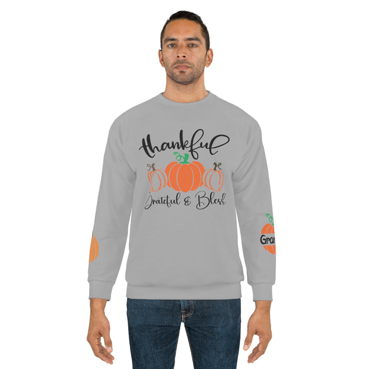 Grandma Pumpkin=Unisex Sweatshirt (AOP)