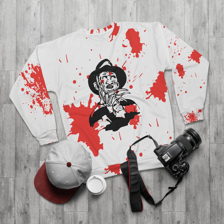 Freddy Halloween=Unisex Sweatshirt (AOP)