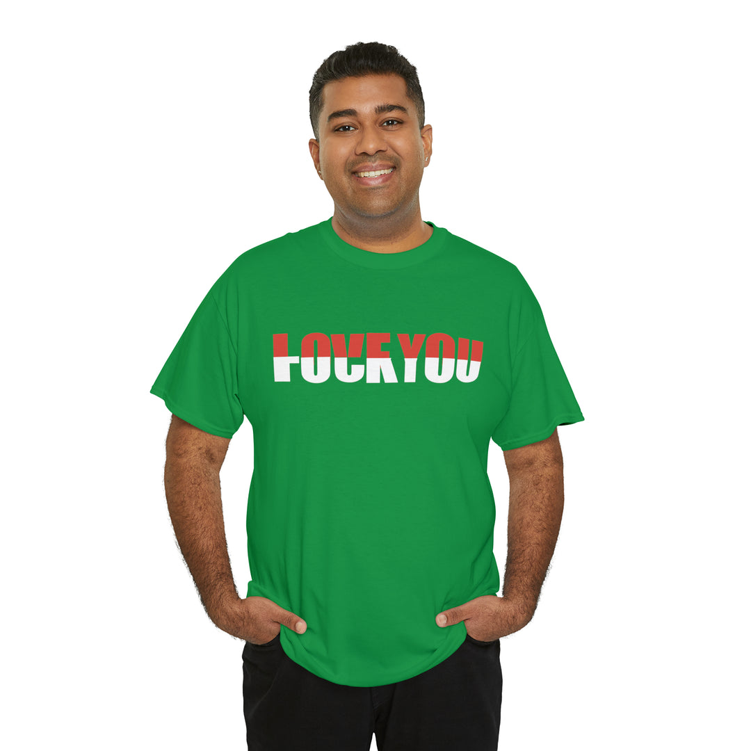 LOVE YOU-F YOU-Unisex Heavy Cotton Tee