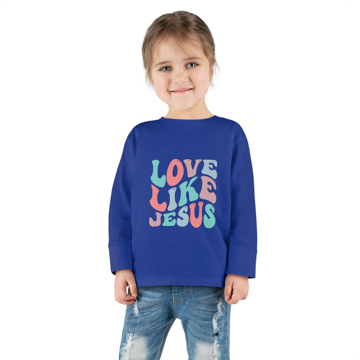 Love Like Jesus Toddler Long Sleeve Tee
