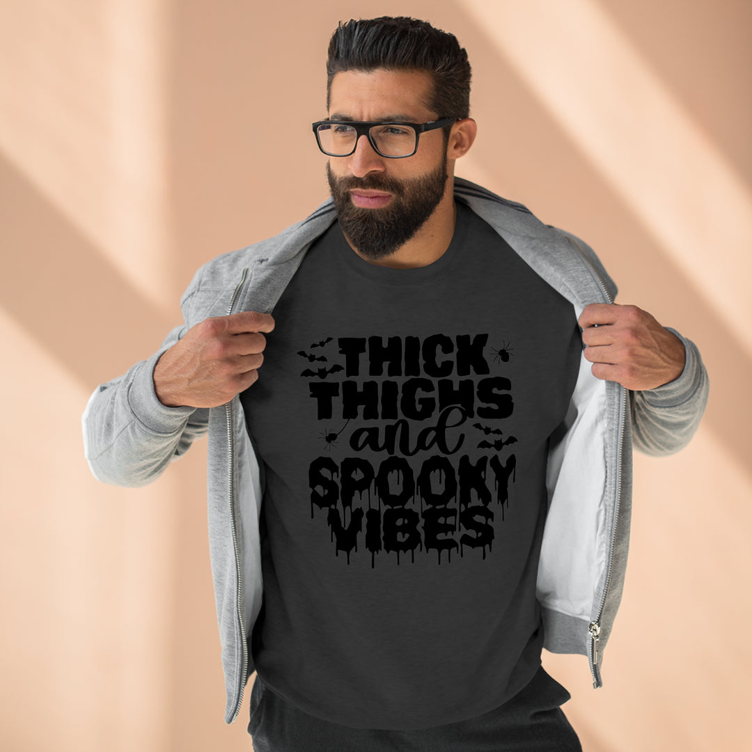 Thick Thighs-Unisex Premium Crewneck Sweatshirt
