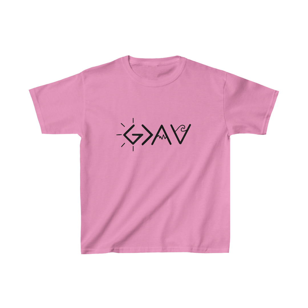 God Is Greater Kids Heavy Cotton™ Tee