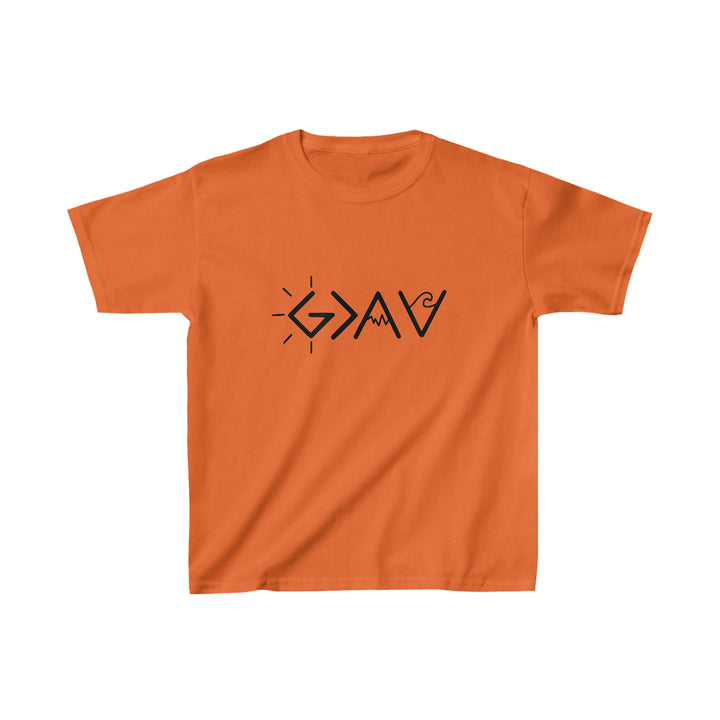 God Is Greater Kids Heavy Cotton™ Tee