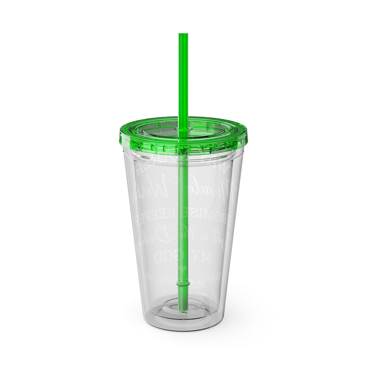 Way Maker=Sunsplash Tumbler with Straw, 16oz