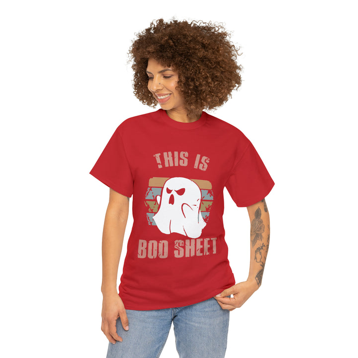 This is Boo Sheet-Unisex Heavy Cotton Tee