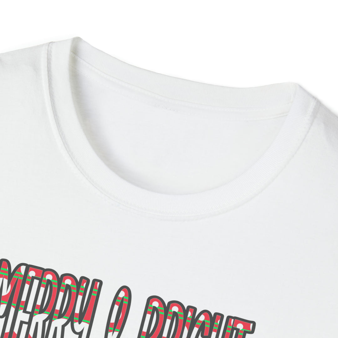 Merry & Bright Unisex Softstyle T-Shirt
