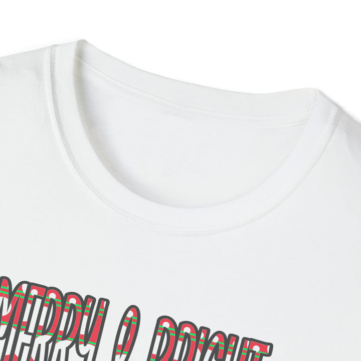 Merry & Bright Unisex Softstyle T-Shirt