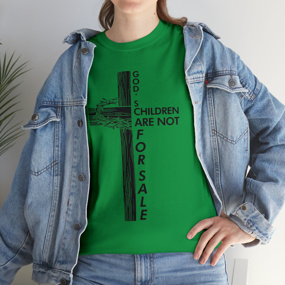 gods children are not for sale-Unisex Heavy Cotton Tee